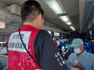 災害ボランティアの様子